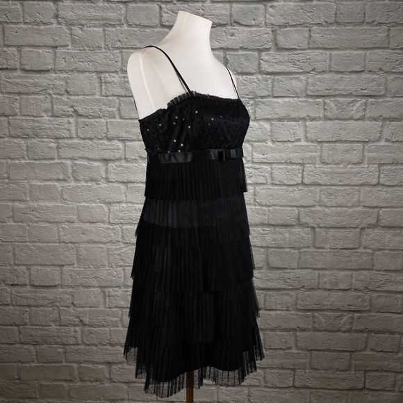 Forever 21 Mesh Sequin Tiered Cocktail Dress - Picture 4 of 5